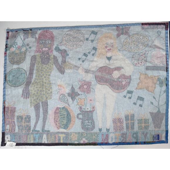 Third Drawer Down Kaylene Whiskey Dolly Parton Tina Turner Linen 2019 Tea Towel - Picture 4 of 6